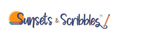 Sunsets and Scribbles logo