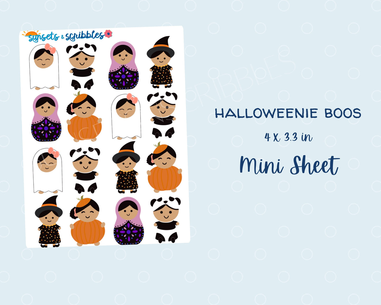 Halloween Costume Stickers