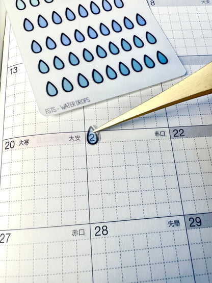 Tiny Translucent Water Drops