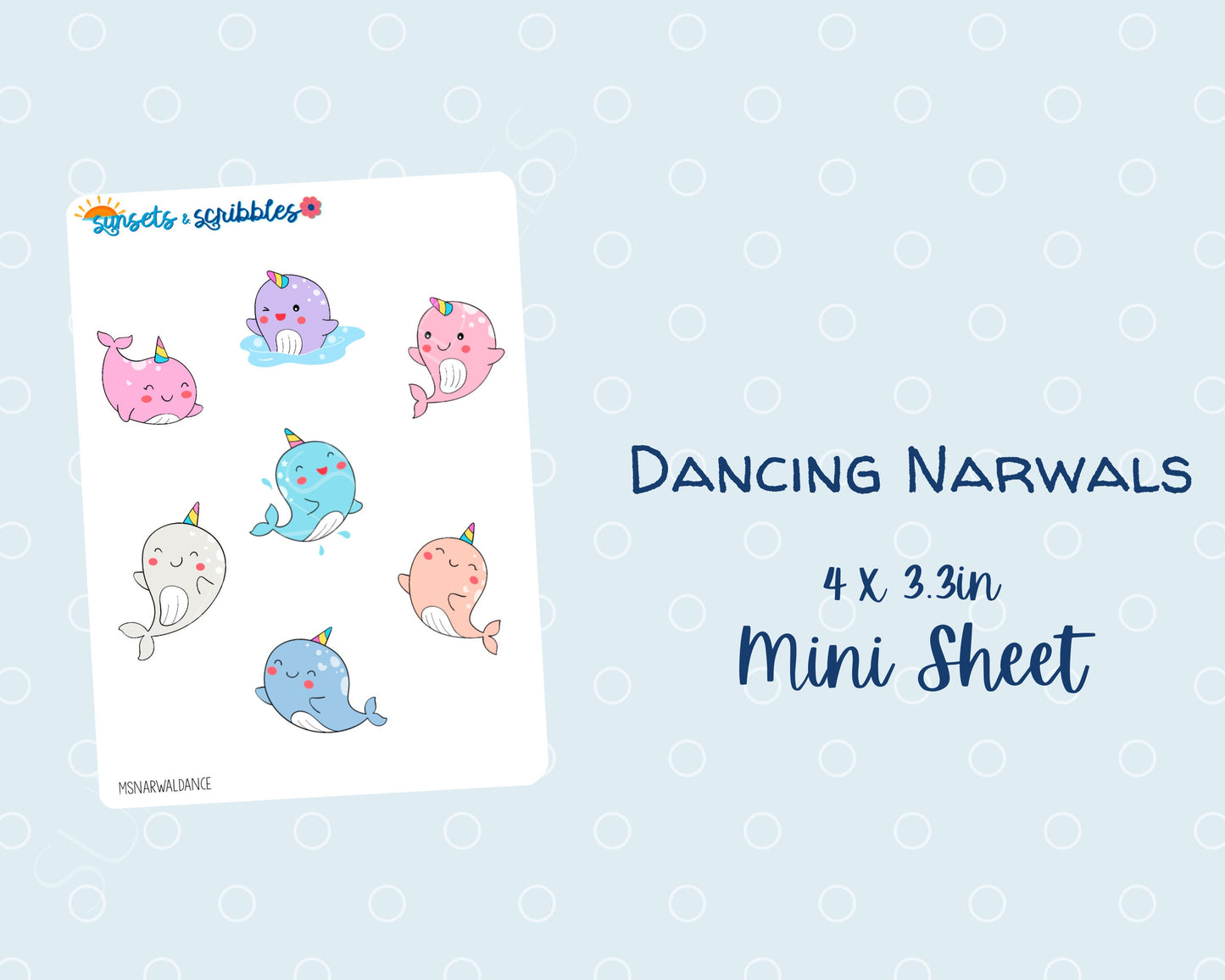 Narwhal Stickers
