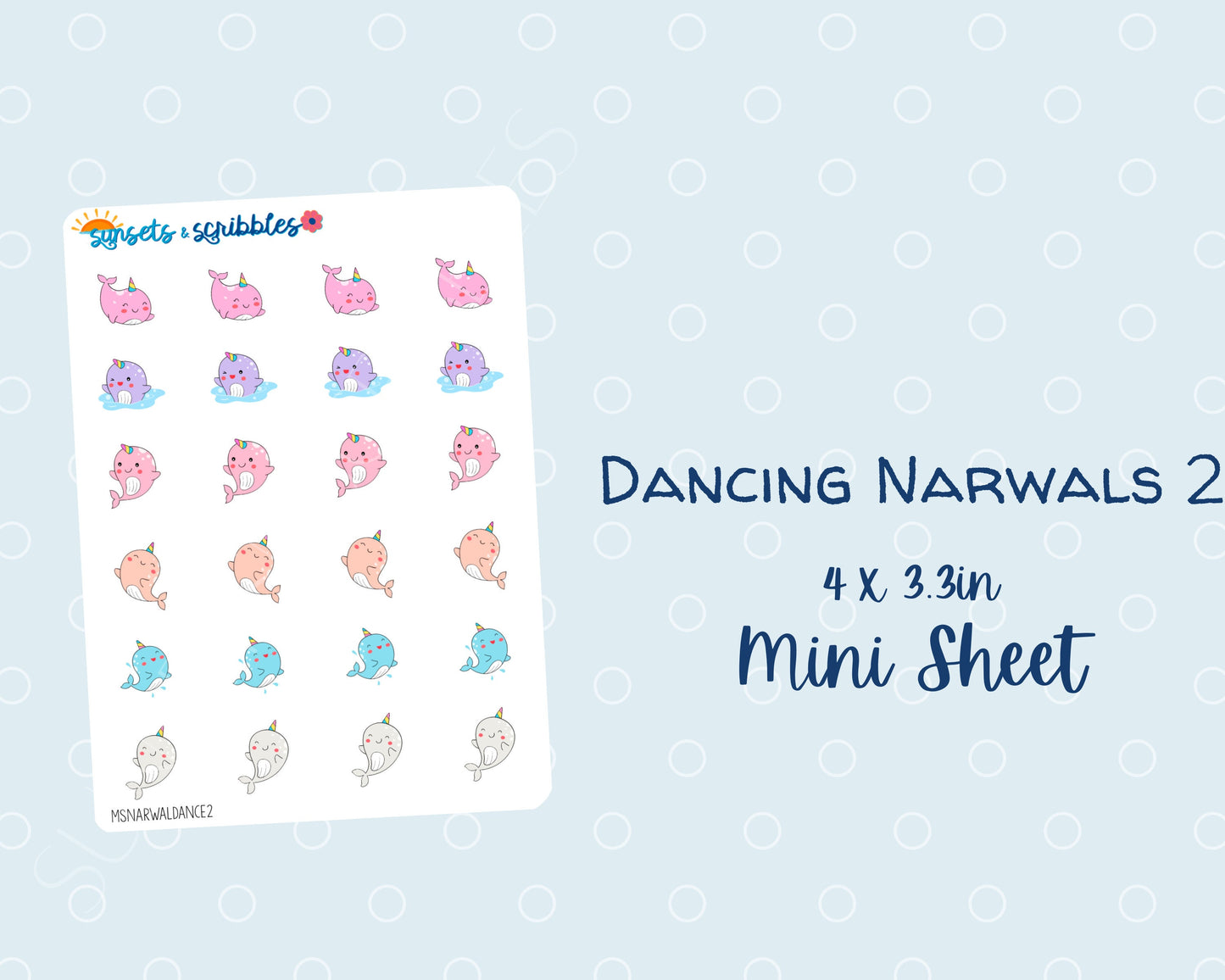 Narwhal Stickers