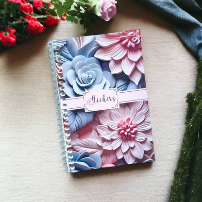 Reusable Sticker Book - Florals (4x6 or 5x7)