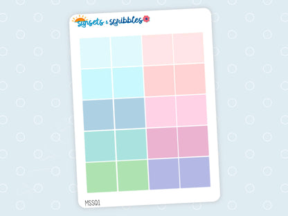 Translucent Square Stickers