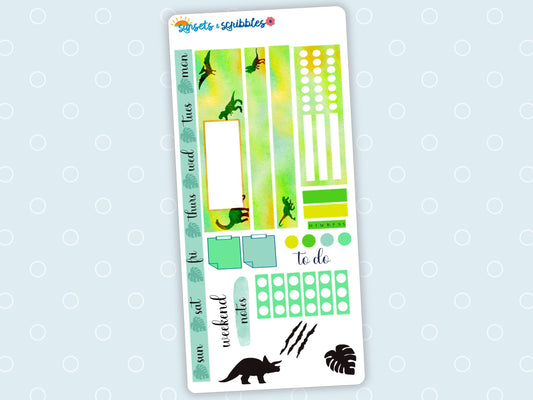 Dinosaur Hobonichi Weeks Weekly Planner Stickers