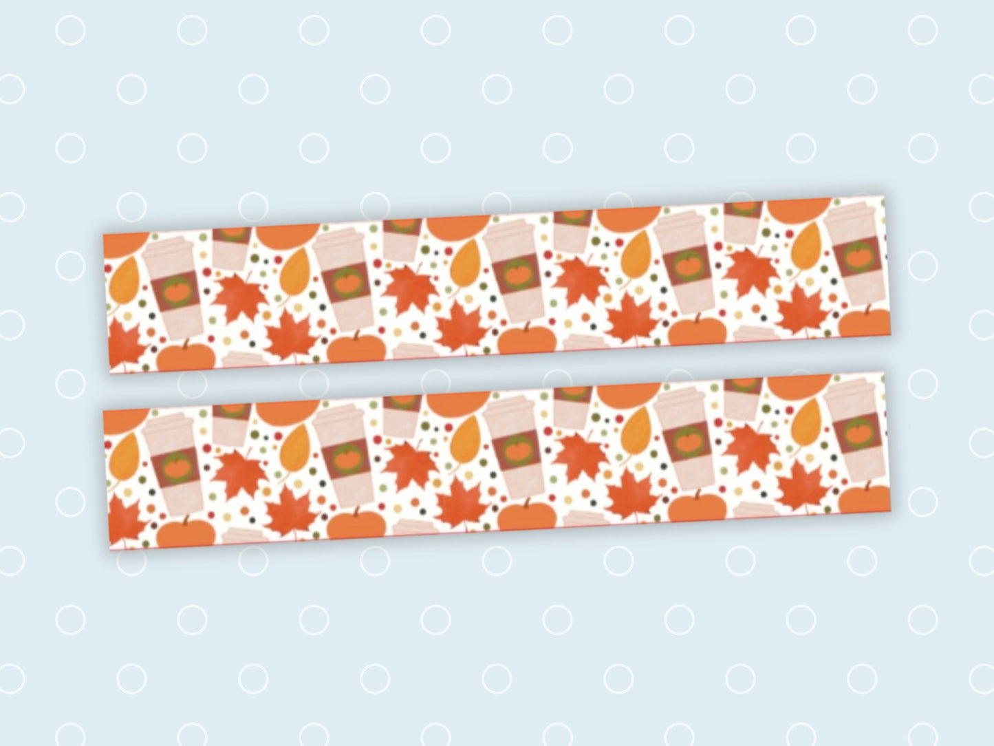 Fall Pumpkin/Pumpkin Spice Lattes Washi tape
