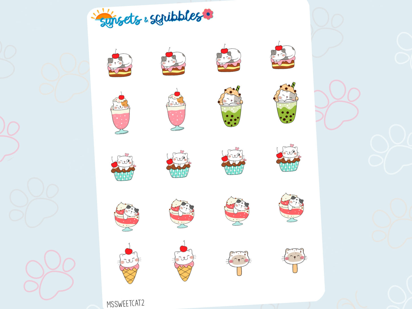 Sweet Cat Stickers