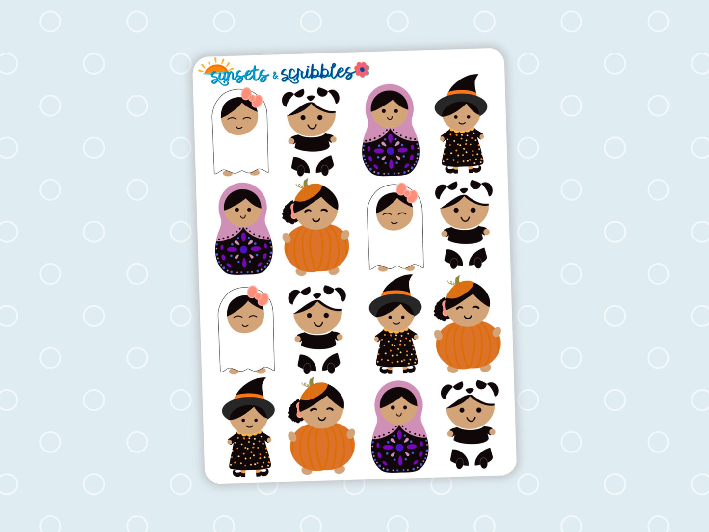 Halloween Costume Stickers