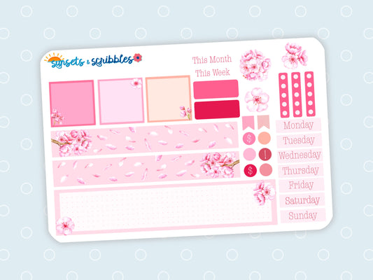 Cherry Blossom Hobonichi Original Planner Stickers