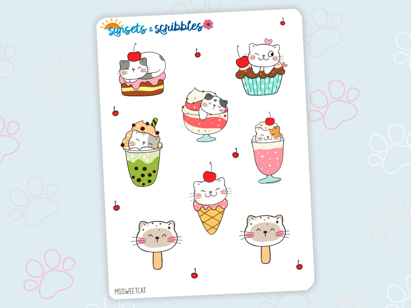 Sweet Cat Stickers